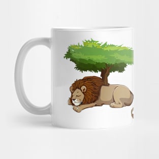 Sleeping Lion Mug